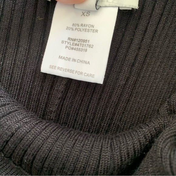 PINK ROSE BLACK RIBBED PANTS - Picture 10 of 10